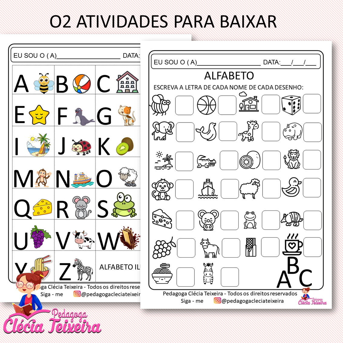 Atividades para ensinar o alfabeto