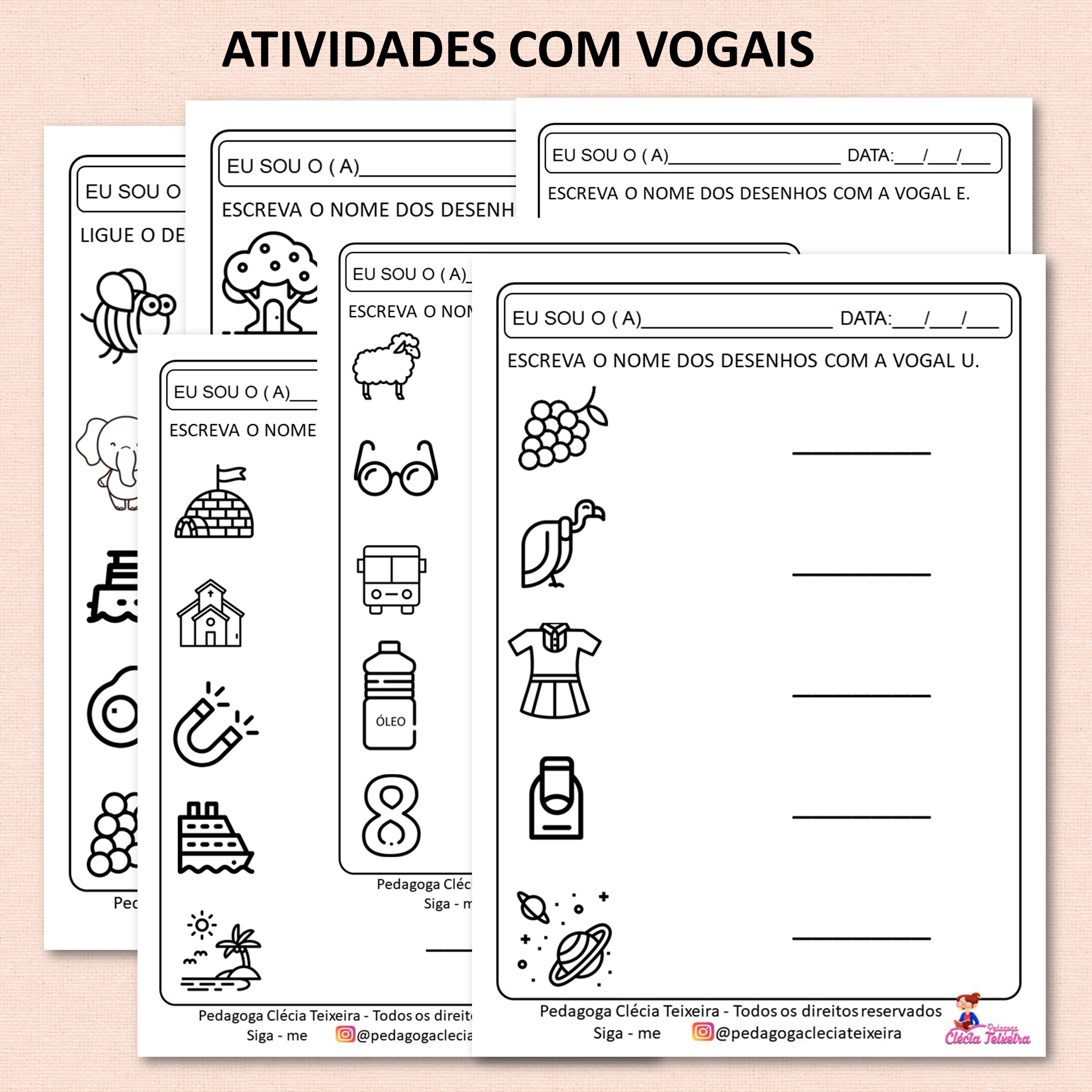Atividades com vogais