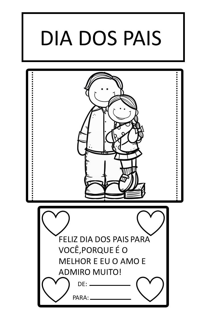 Atividade interativa dia dos pais - Clécia Teixeira