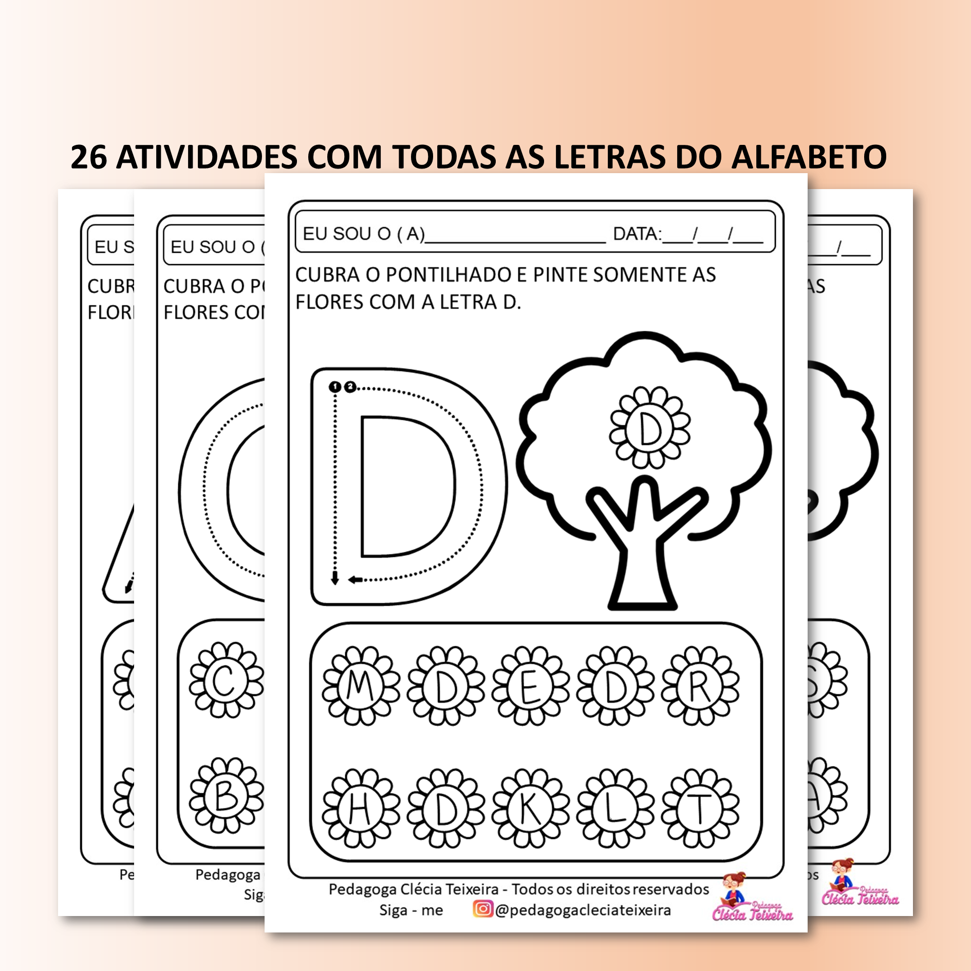 26 Atividades com as letras do alfabeto