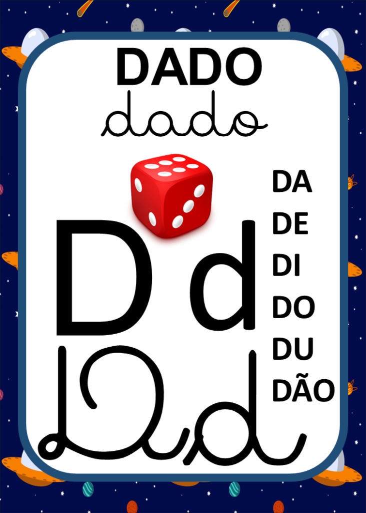 Alfabeto de parede com 04 tipos de letras