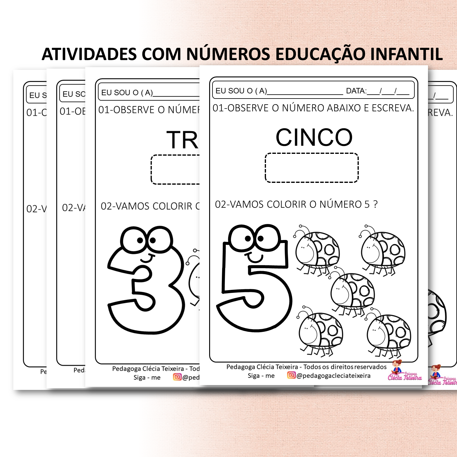 Atividades de Matemática Educação Infantil - Educação Infantil