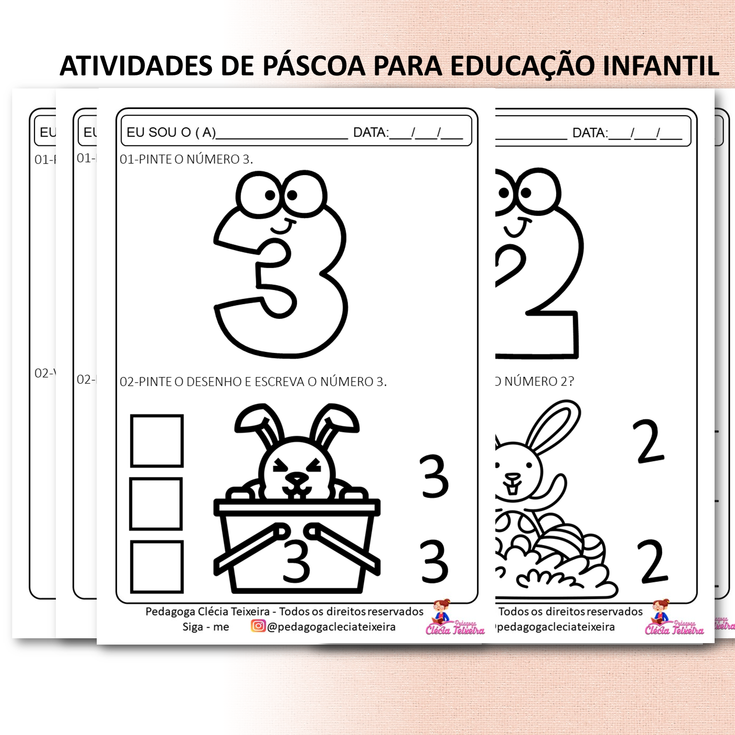 Atividades de páscoa para educação infantil