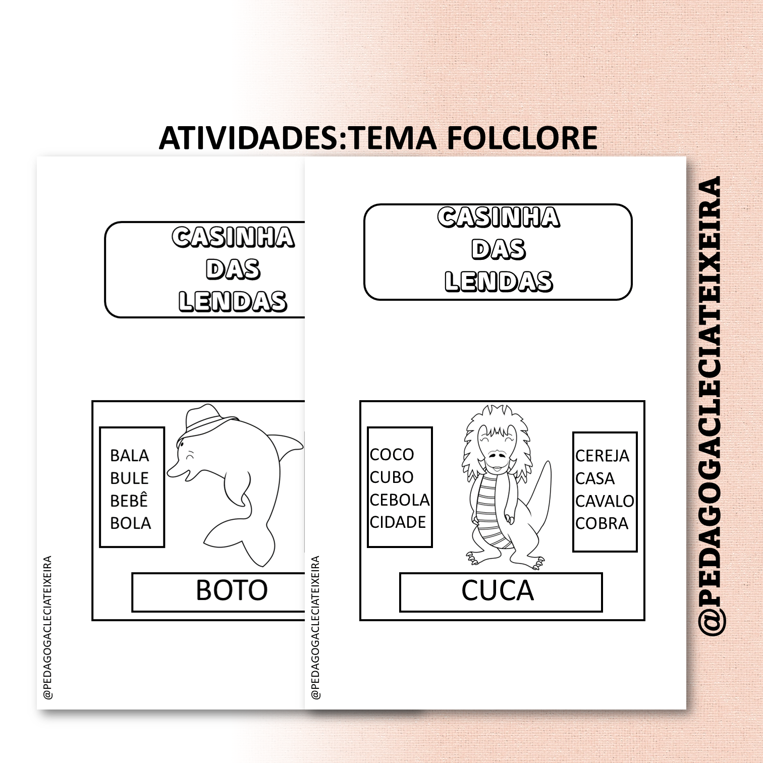 Atividades:Tema folclore