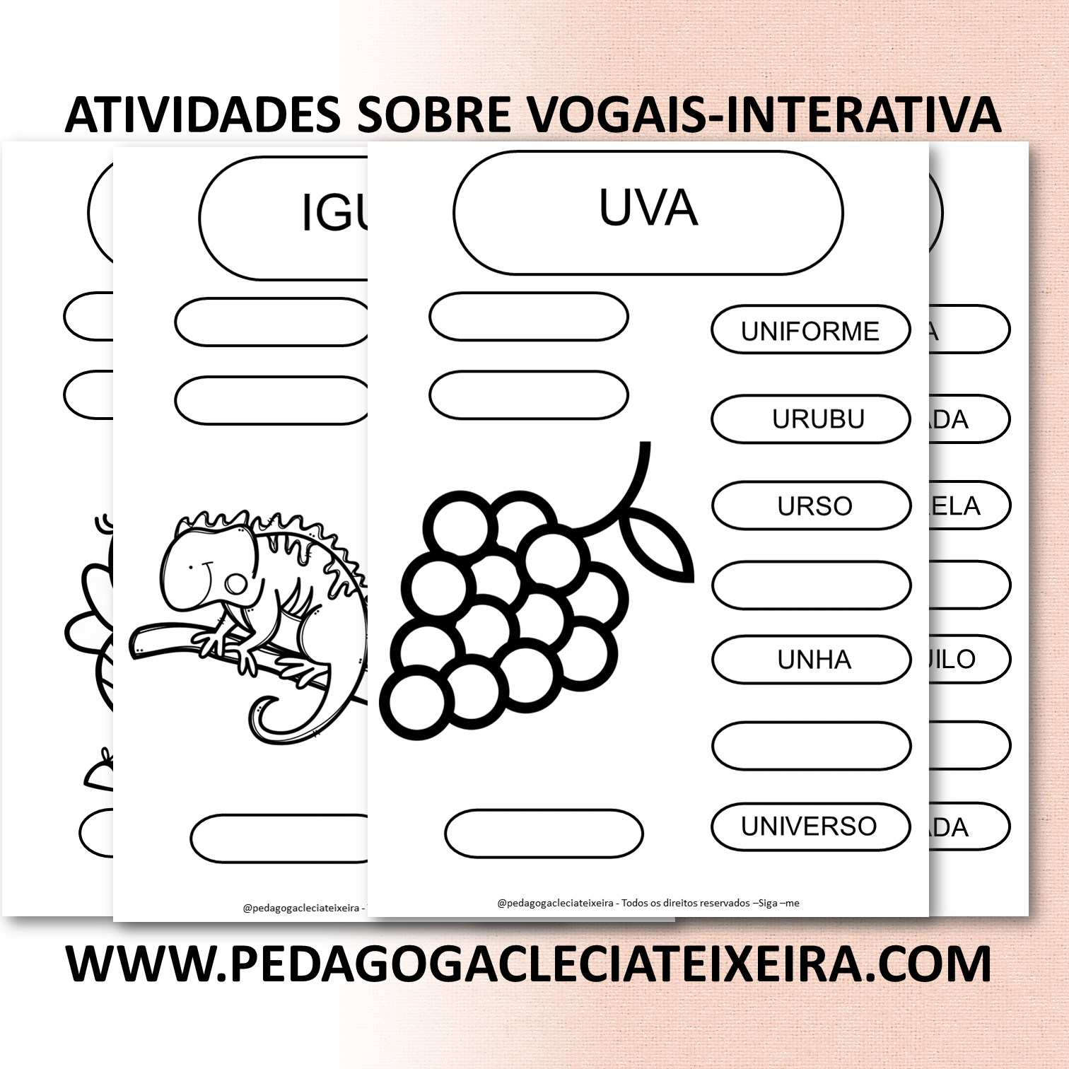 Atividades sobre vogais-Interativa