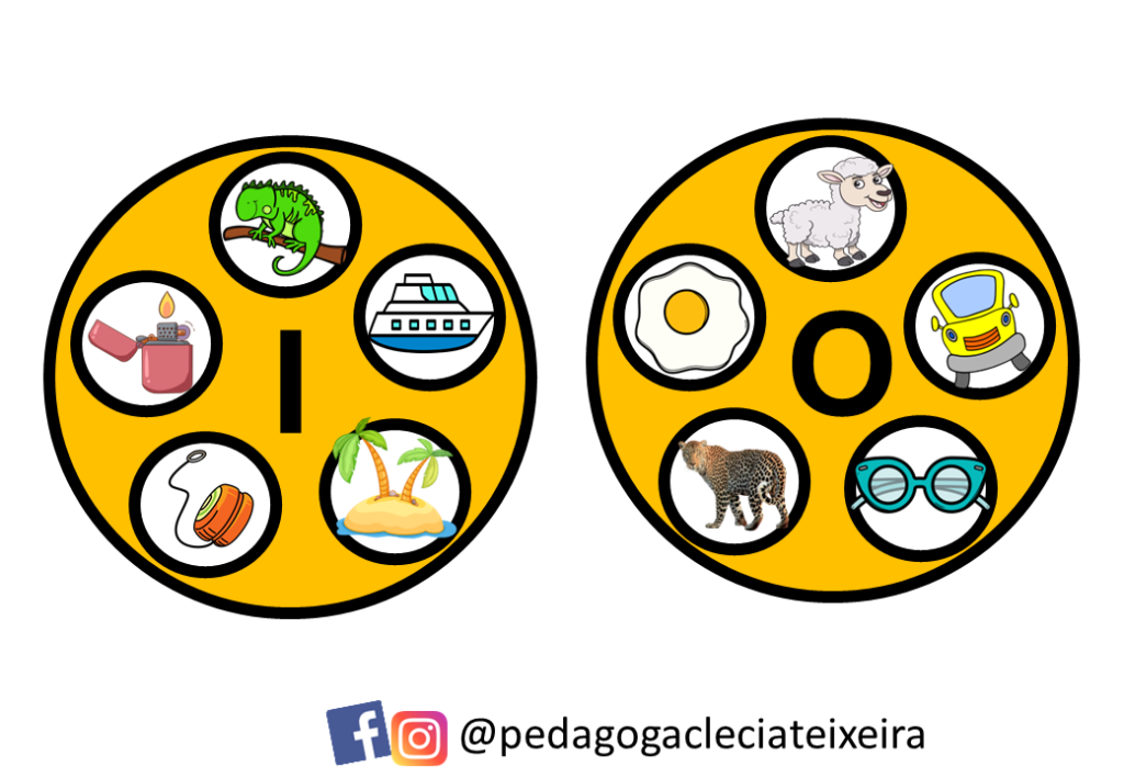 Vogais interativa para imprimir