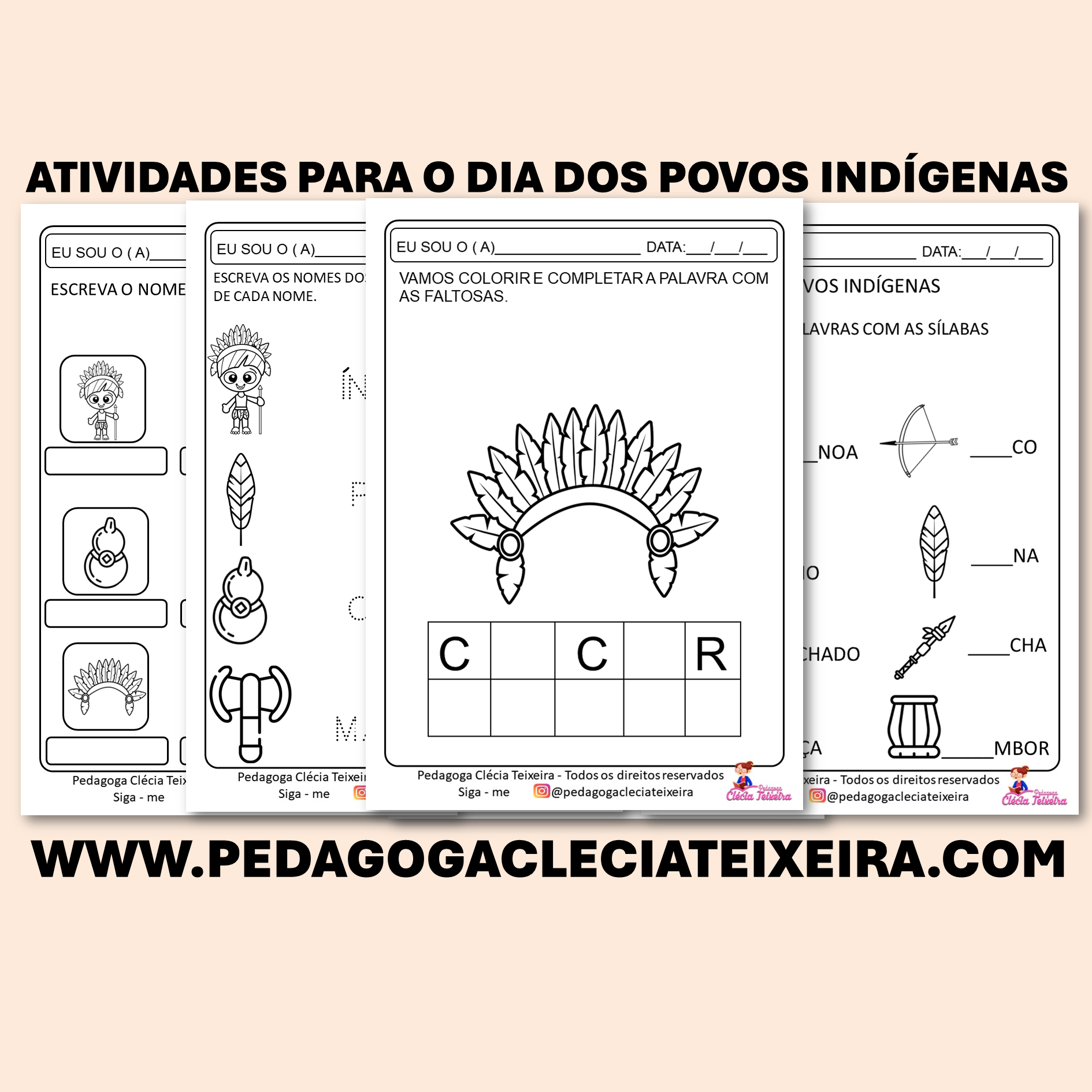Atividades para o Dia dos Povos Indígenas