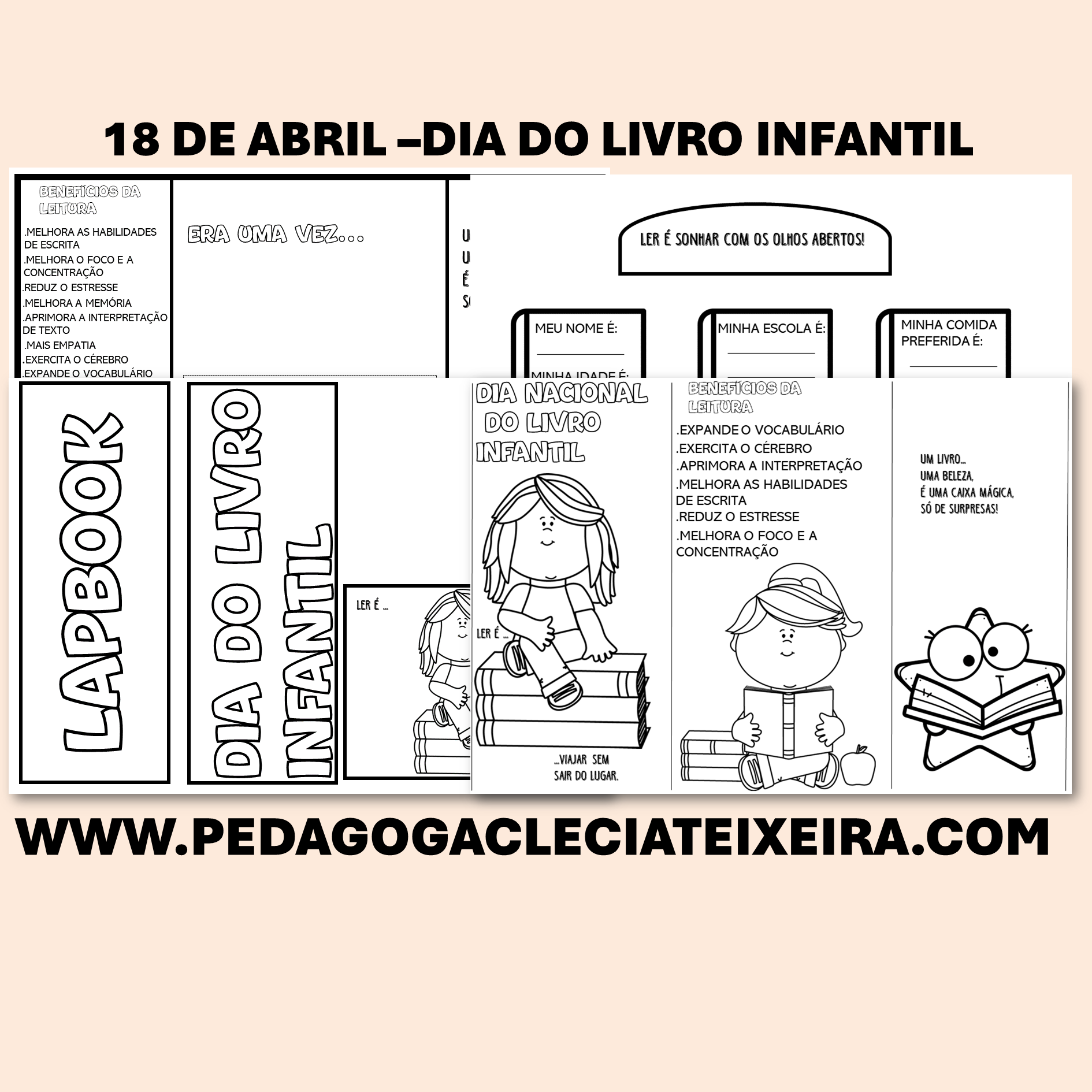 18 de abril-dia nacional do livro infantil