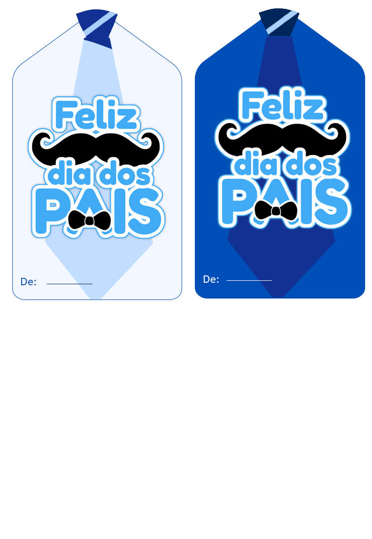 Lembrancinha dia dos pais para imprimir - Clécia Teixeira