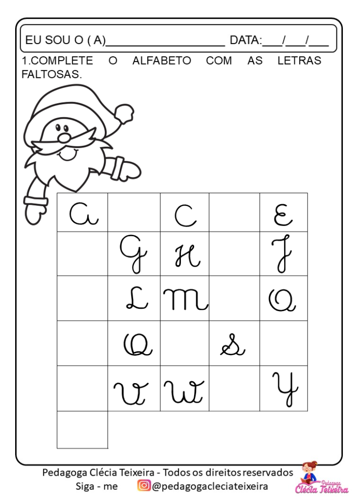 Atividades de Natal educação infantil