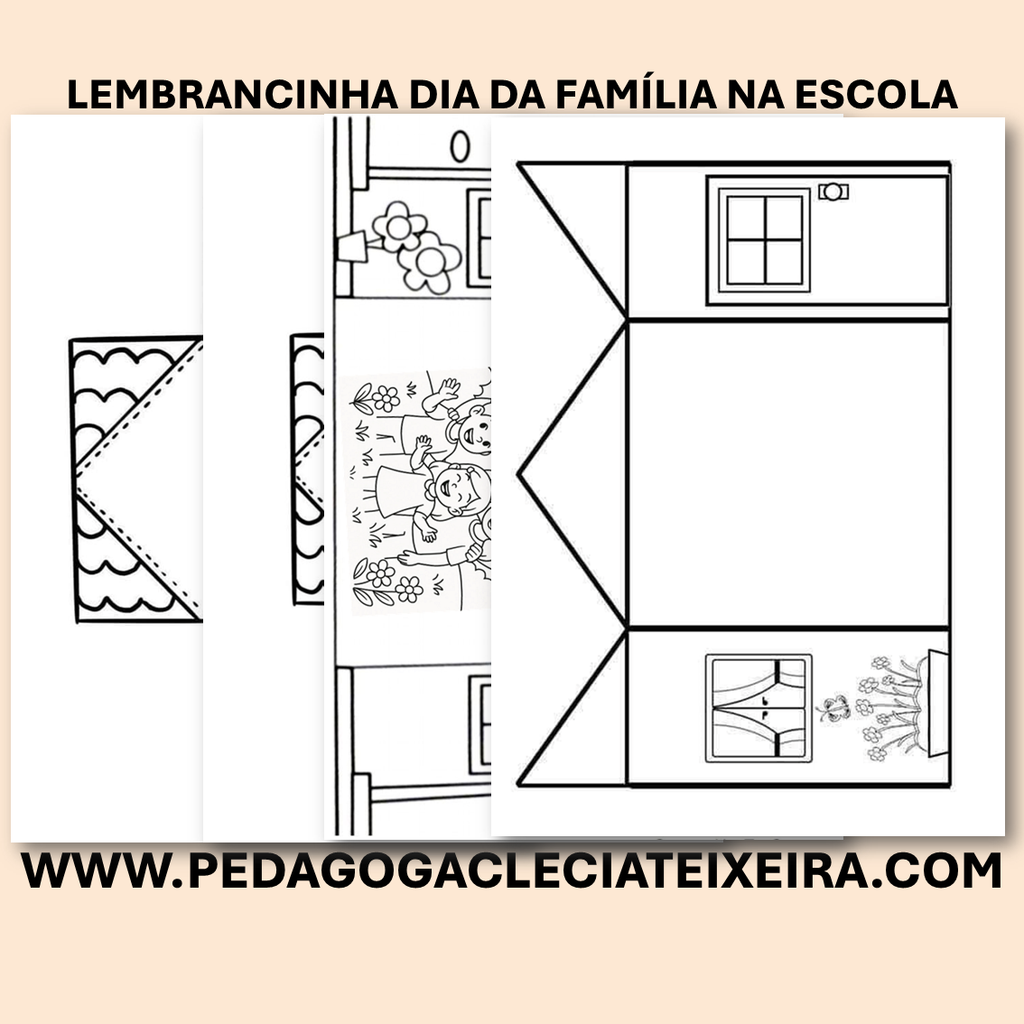 Lembrancinha dia da família na escola