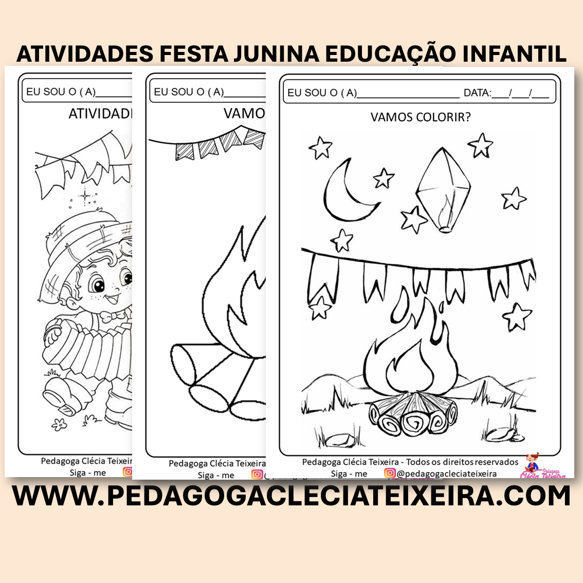 Atividades festa junina educação infantil