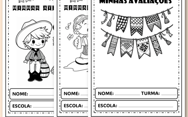 Capas para minhas atividades e avaliações