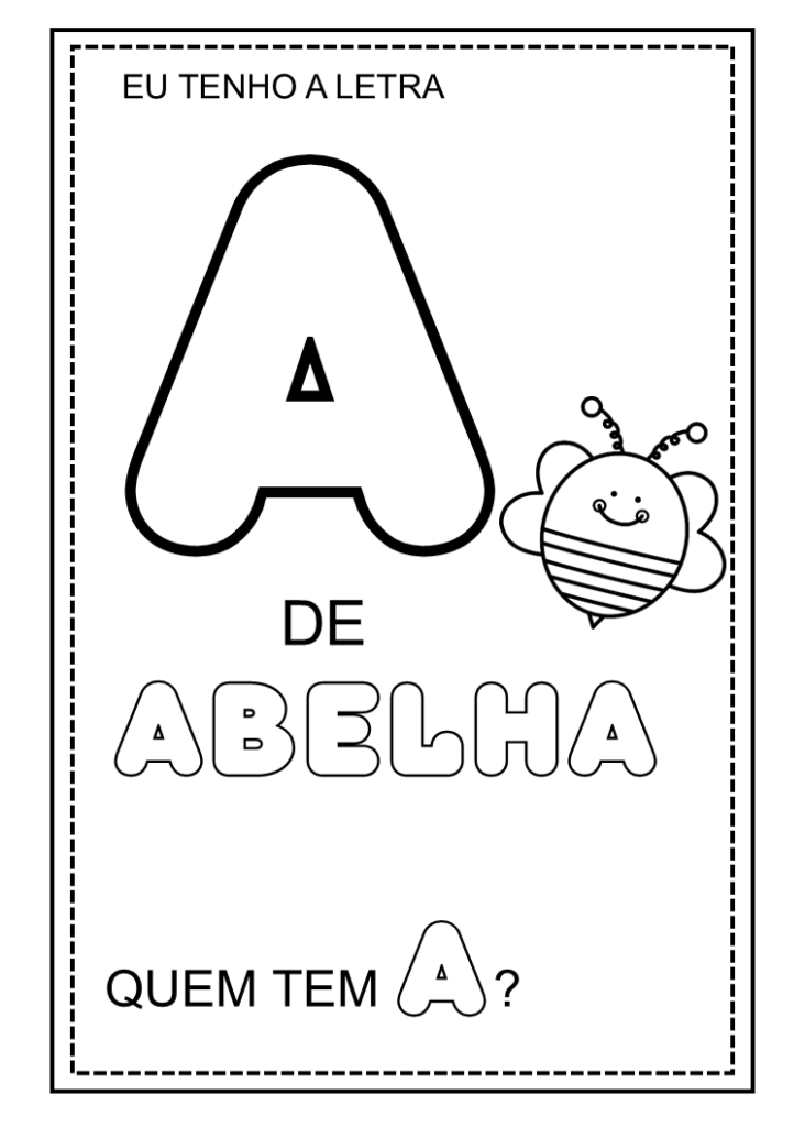 Letras do alfabeto e imprimir Em PDF