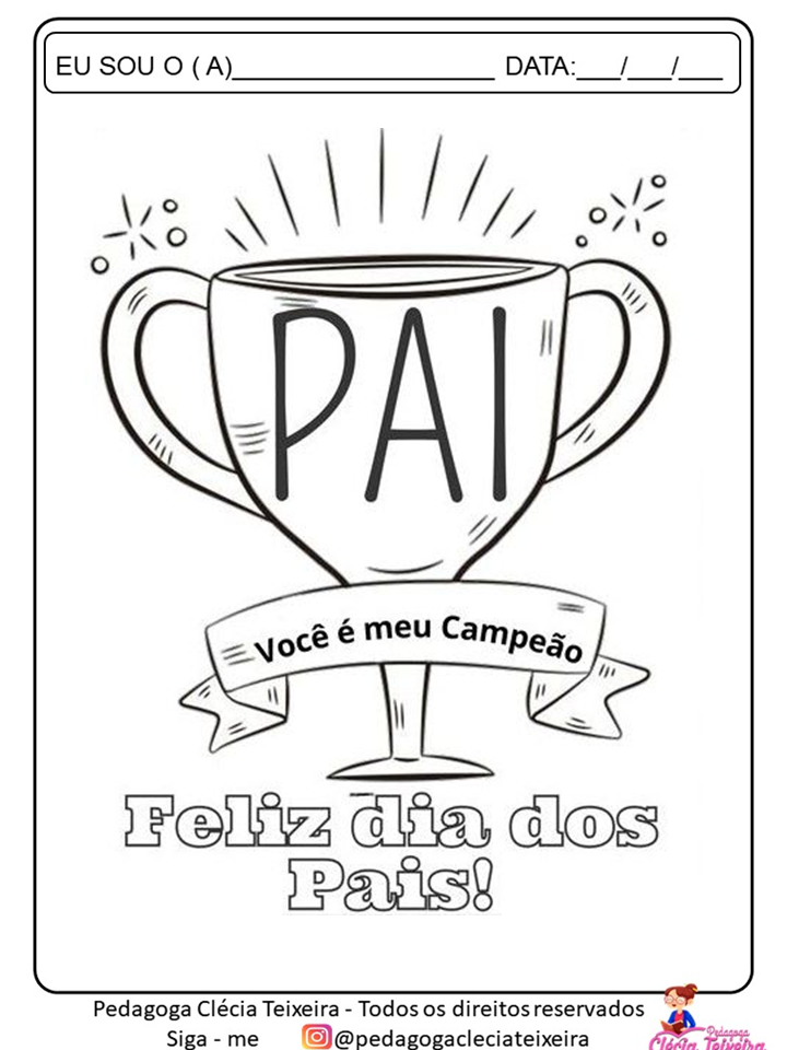 Atividades dia dos pais educação infantil