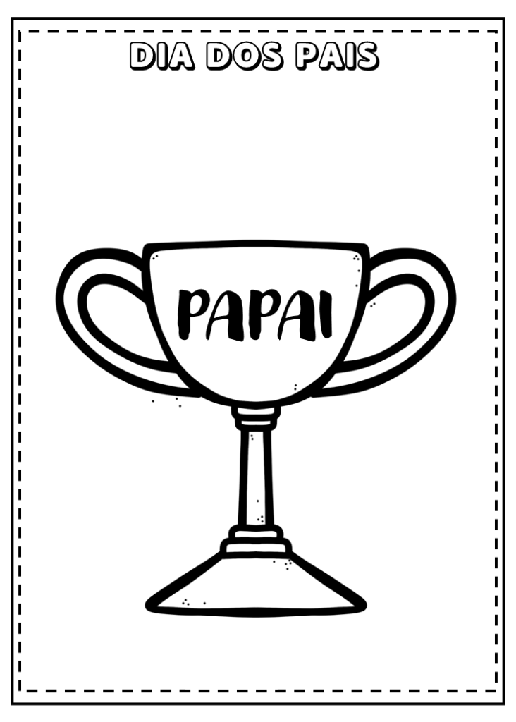 Desenhos dia dos pais para colorir e imprimir