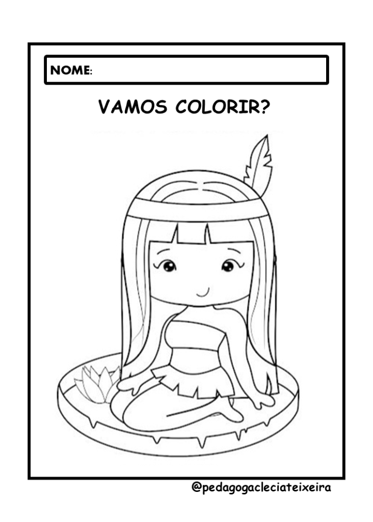 Folclore brasileiro para colorir e desenhos
