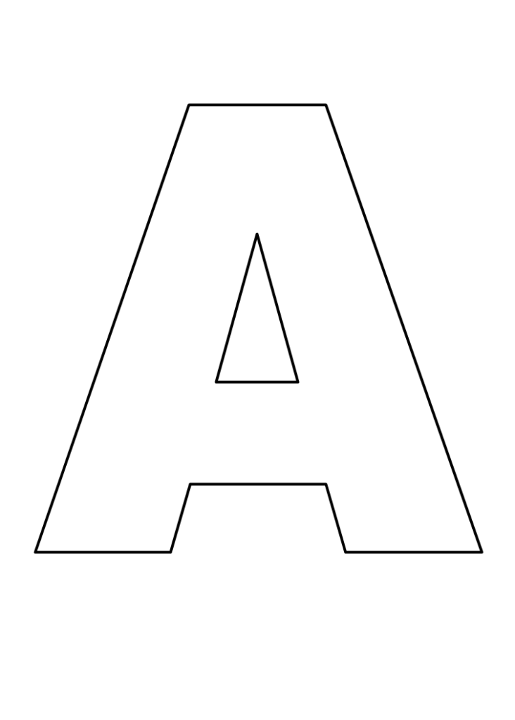 Moldes de letras para imprimir