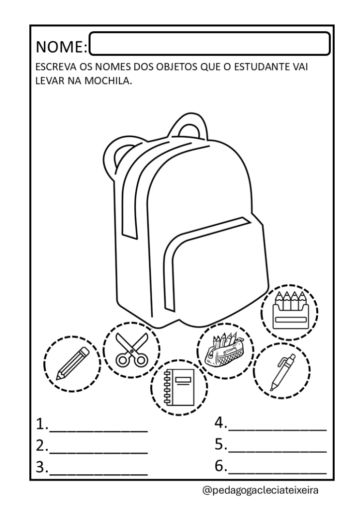 Dia do estudante atividade infantil-Em PDF