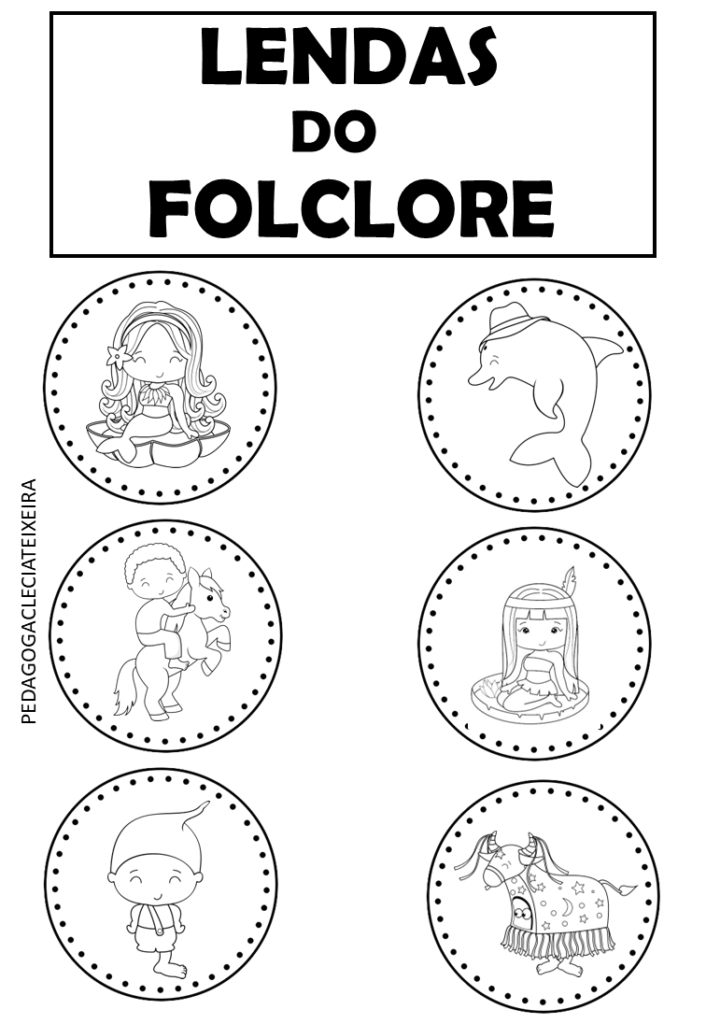 Luva lendas do folclore-Atividade Interativa