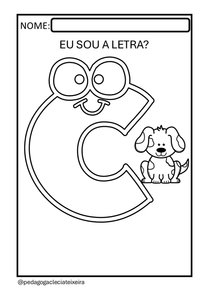 Letras do alfabeto para colorir grátis