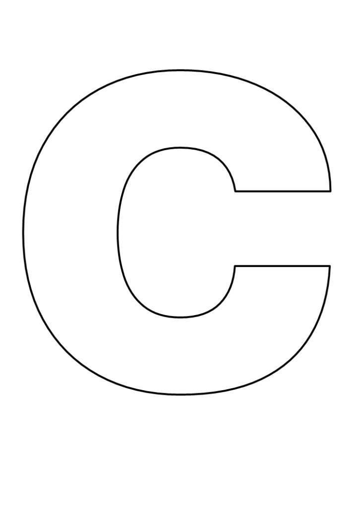 Moldes de letras para imprimir