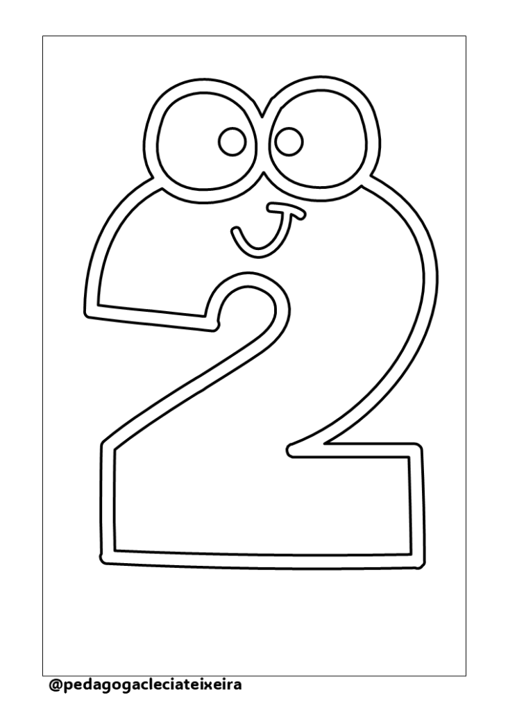 Números para imprimir e pintar
