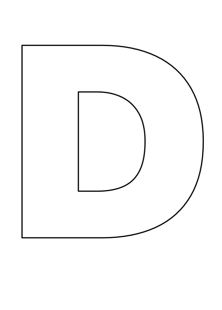 Moldes de letras para imprimir