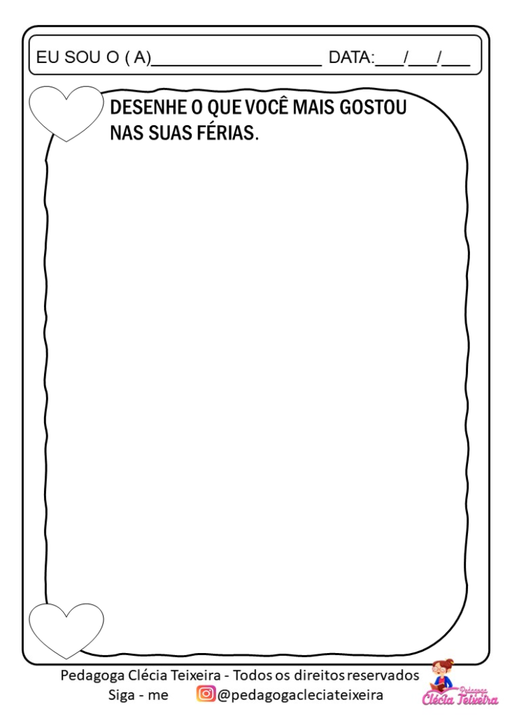 Desenhos de volta às aulas para imprimir e colorir