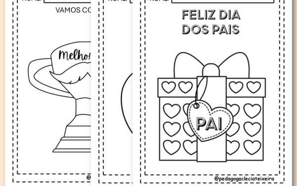 Desenhos de feliz dia dos pais para imprimir grátis