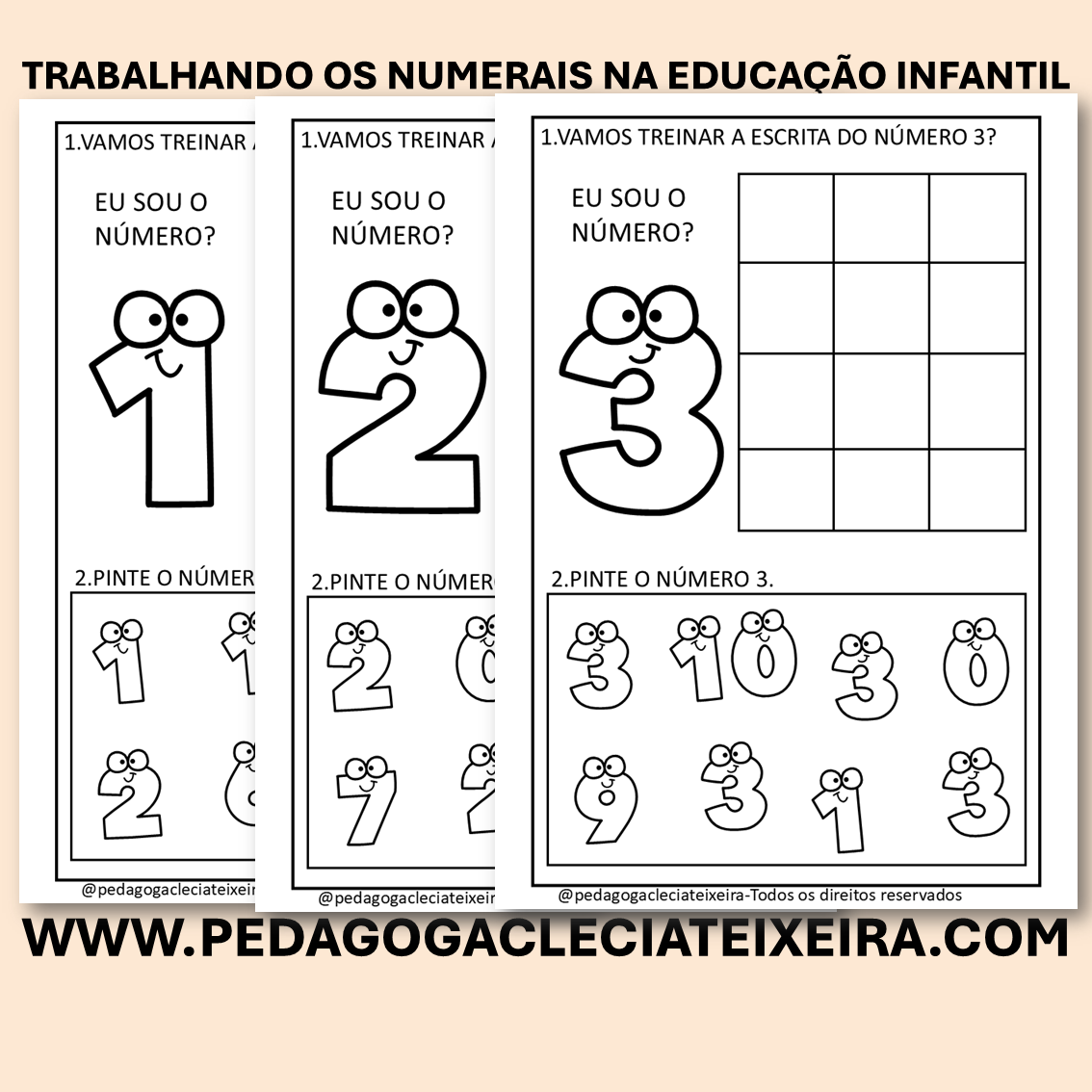 Trabalhando os numerais na educação infantil