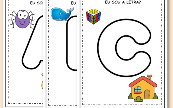 Letras do alfabeto para colorir