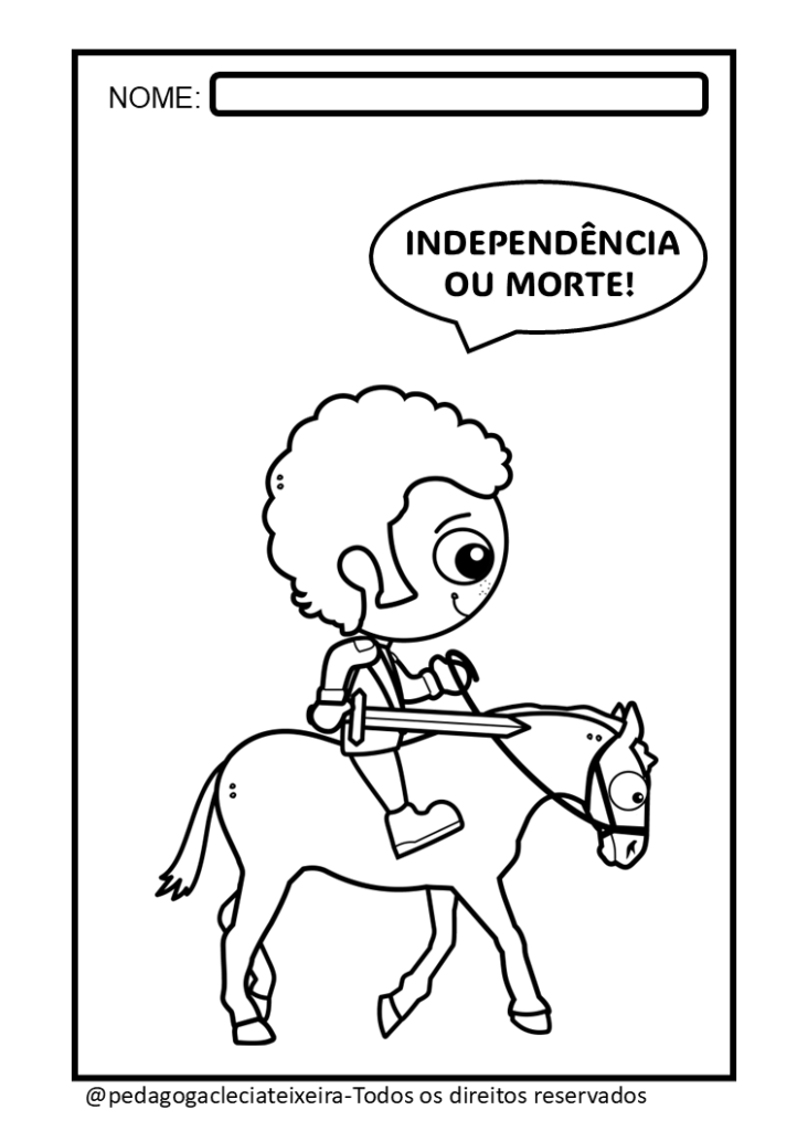 Atividades 7 de setembro para a educação infantil