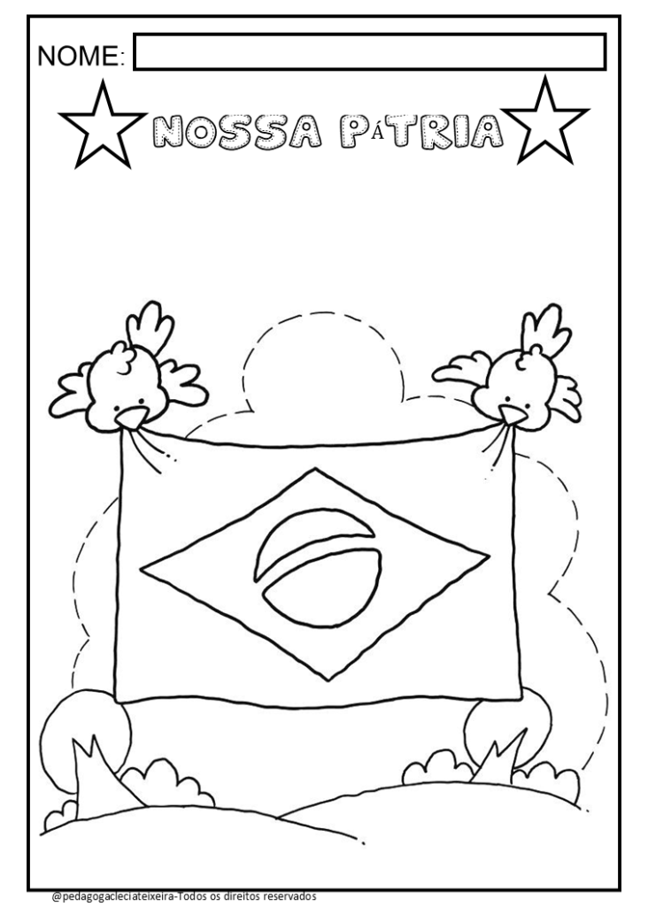 Desenhos para colorir:Independência do Brasil