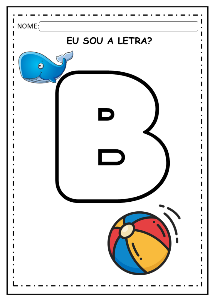 Letras do alfabeto para colorir