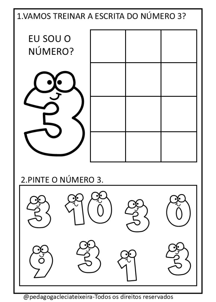 Trabalhando os numerais na educação infantil