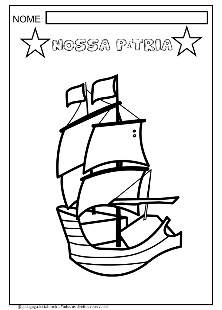 Desenhos para colorir:Independência do Brasil