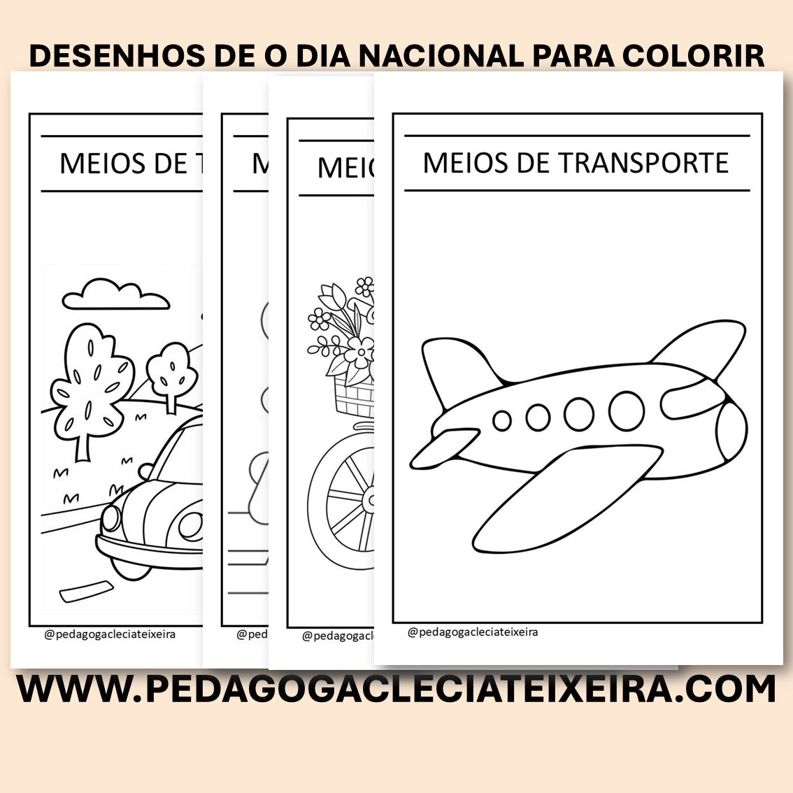 Desenhos de o dia nacional para colorir