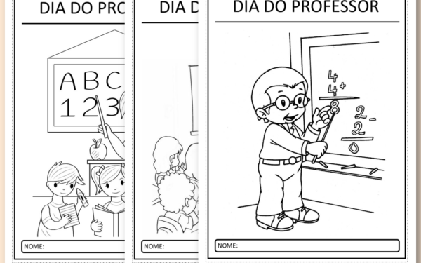 Desenhos para colorir: Dia dos professores