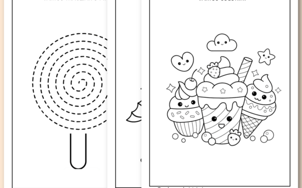 Desenhos de doces para imprimir