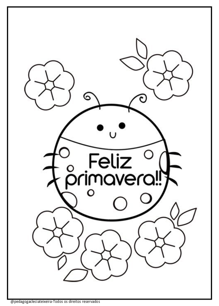 Pintar é uma atividade terapêutica que ajuda a aliviar o estresse e a estimular a criatividade, tanto para crianças quanto para adultos. E com a chegada da primavera, a natureza nos presenteia com uma infinidade de inspirações: flores vibrantes, borboletas coloridas, abelhinhas trabalhando, árvores cheias de folhas verdinhas… É um verdadeiro festival de cores e formas! Transformar tudo isso em desenhos para colorir é uma maneira de trazer a beleza da primavera para dentro de casa, mesmo em dias chuvosos.