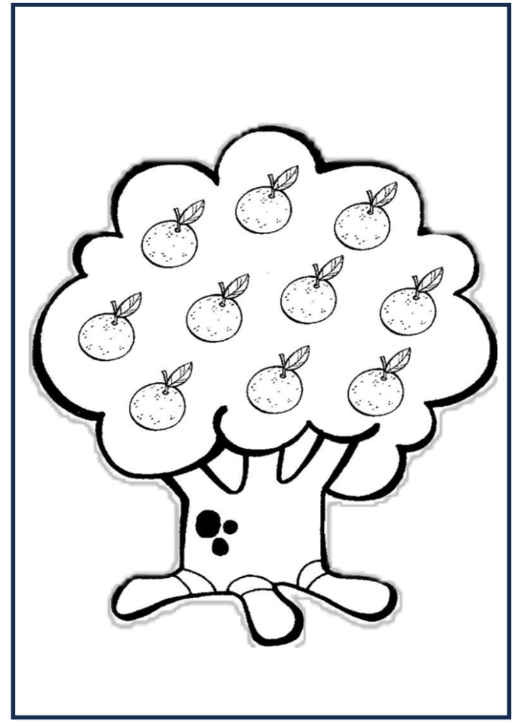 Imagens dia da árvore para colorir