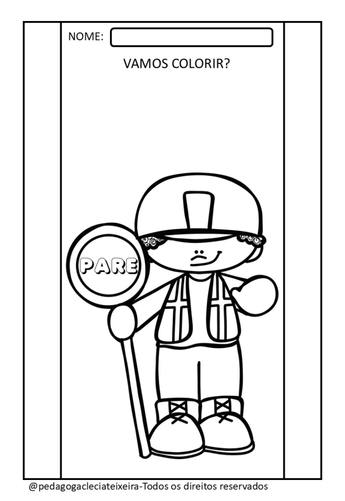 Desenhos do dia do trânsito