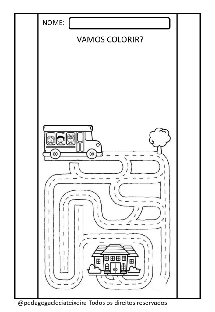 Desenhos do dia do trânsito