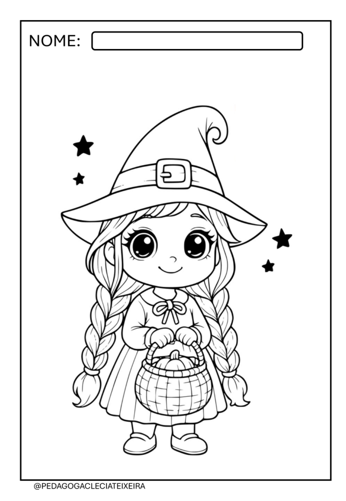 Desenhos halloween para colorir