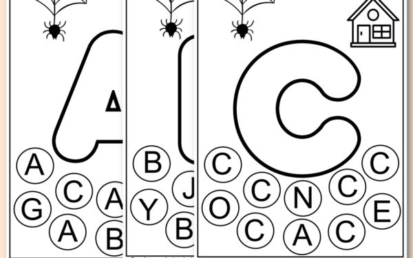 Alfabeto halloween para imprimir