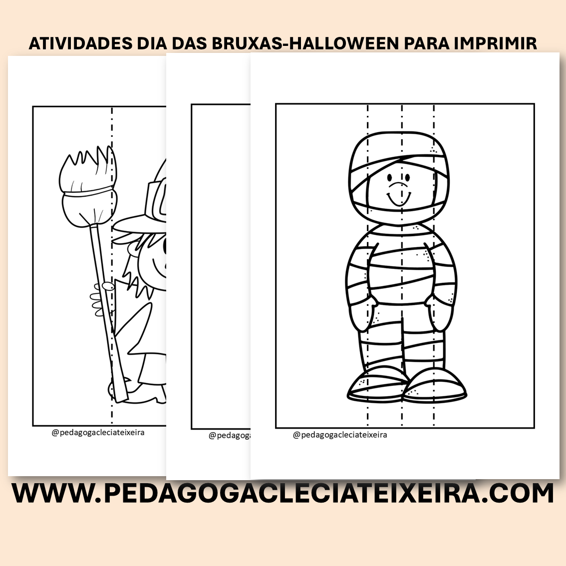 Atividades dia das bruxas-halloween para imprimir