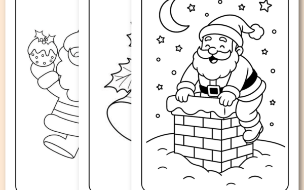 Desenhos natalinos para colorir