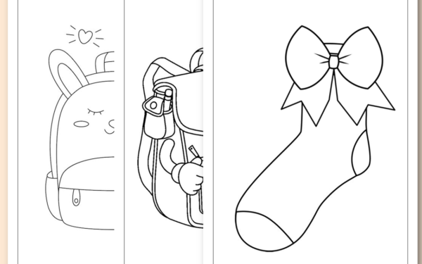 Dia da mochila maluca e meia maluca desenhos