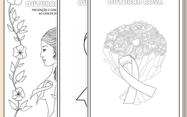 Desenhos Outubro Rosa para colorir e imprimir